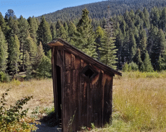 Outhouse in Garnet