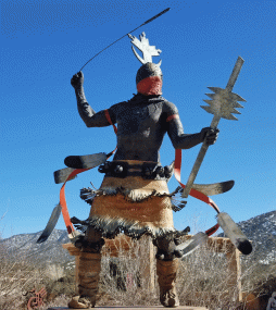 Apache Warrior sculpture - Santa Fe