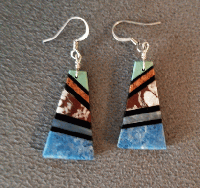 New earrings crafted by Fernando & Ernestine Coriz
