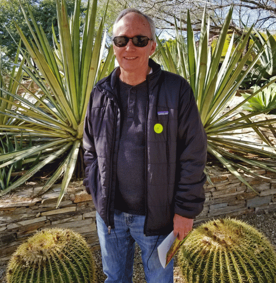Bill at the Desert Botanical Garden in Phoenix