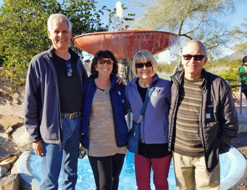 Steve, Marlene, Carol & Bill at Taliesin West